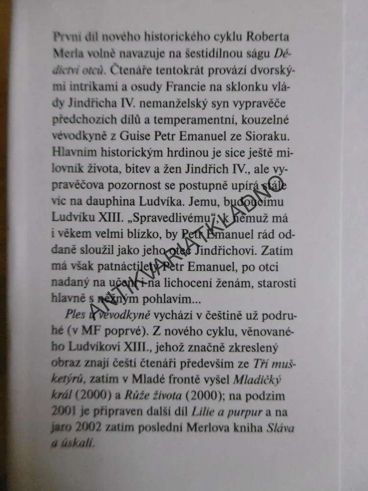 PLES U VÉVODKYNĚ, ROBERT MERLE, **an