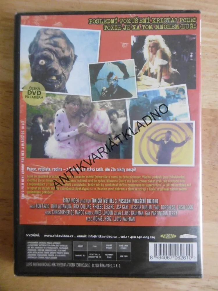 TOXICKÝ MSTITEL 3, DVD FILM