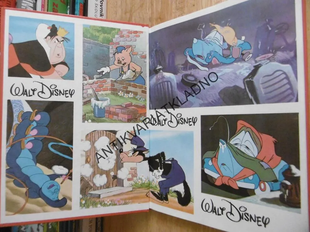 ALENKA V KRAJI DIVŮ, AUTÍČKO MODRÁSEK, O TŘECH MALÝCH PRASÁTKÁCH, POHÁDKY WALT DISNEY,  **an