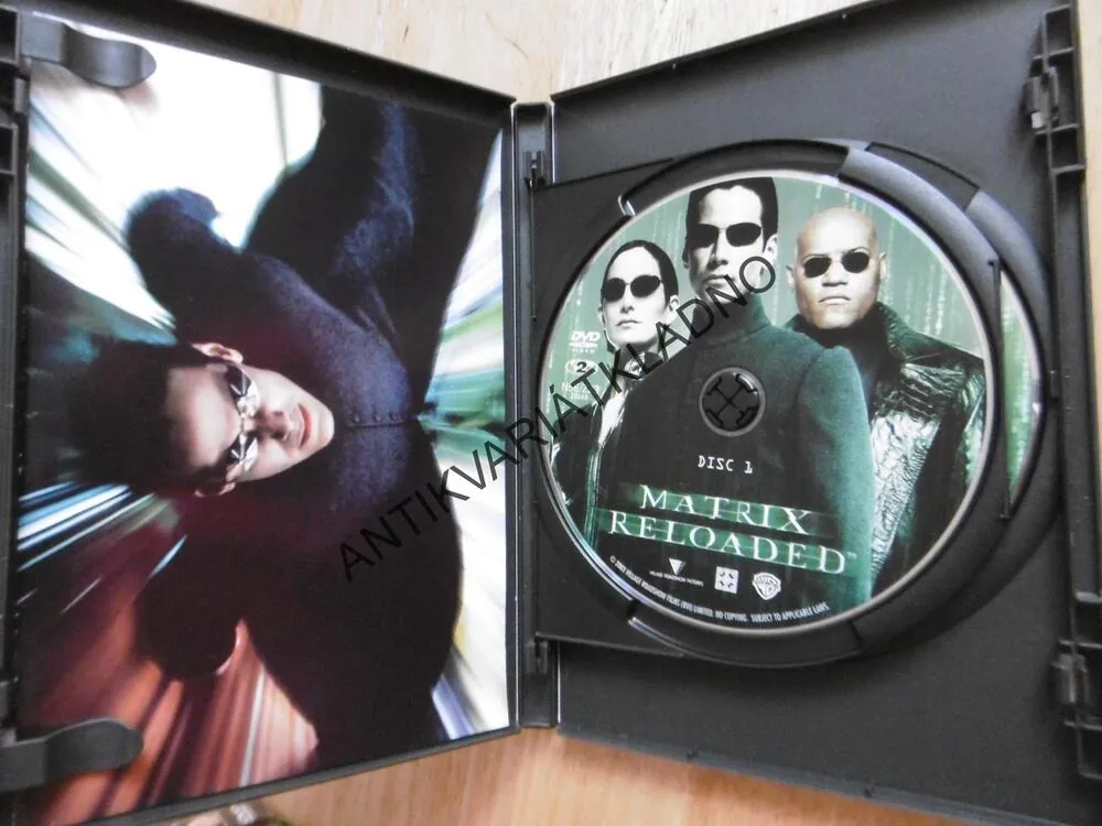 MATRIX RELOADED, DVD FILM
