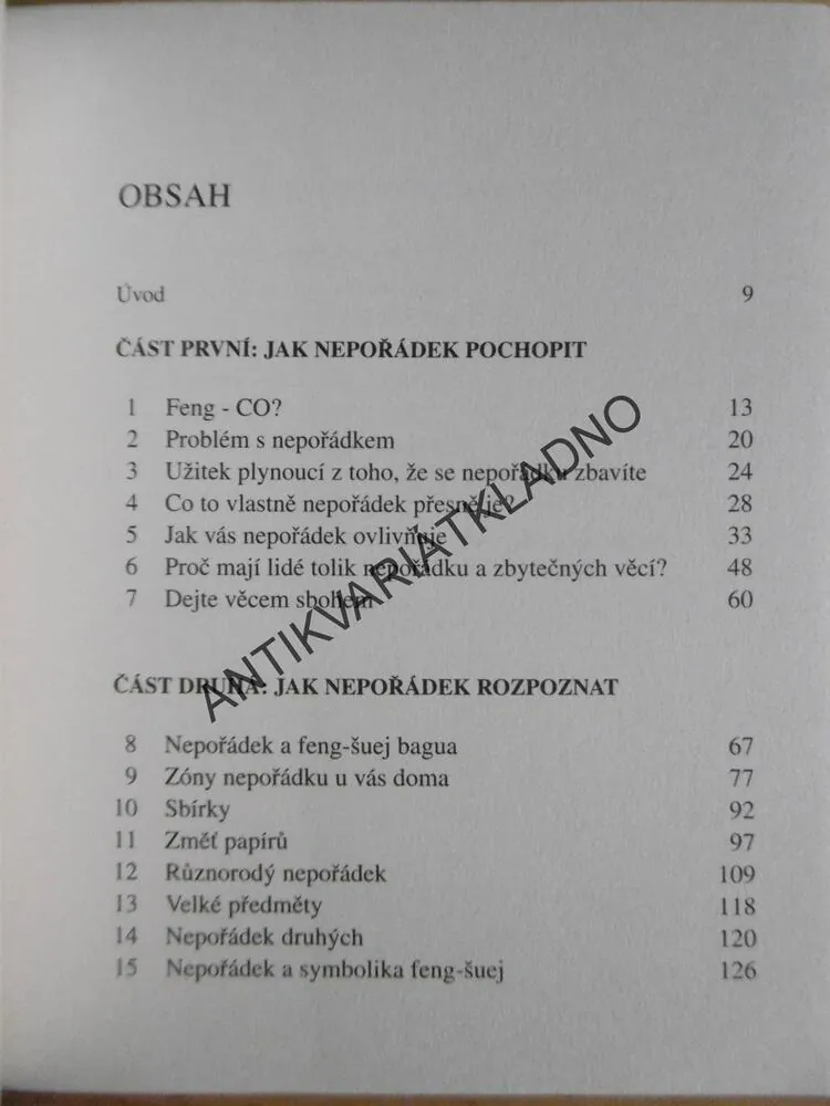 ZBAVTE SE NEPOŘÁDKU S FENG ŠUEJ, KAREN KINGSTON, **an