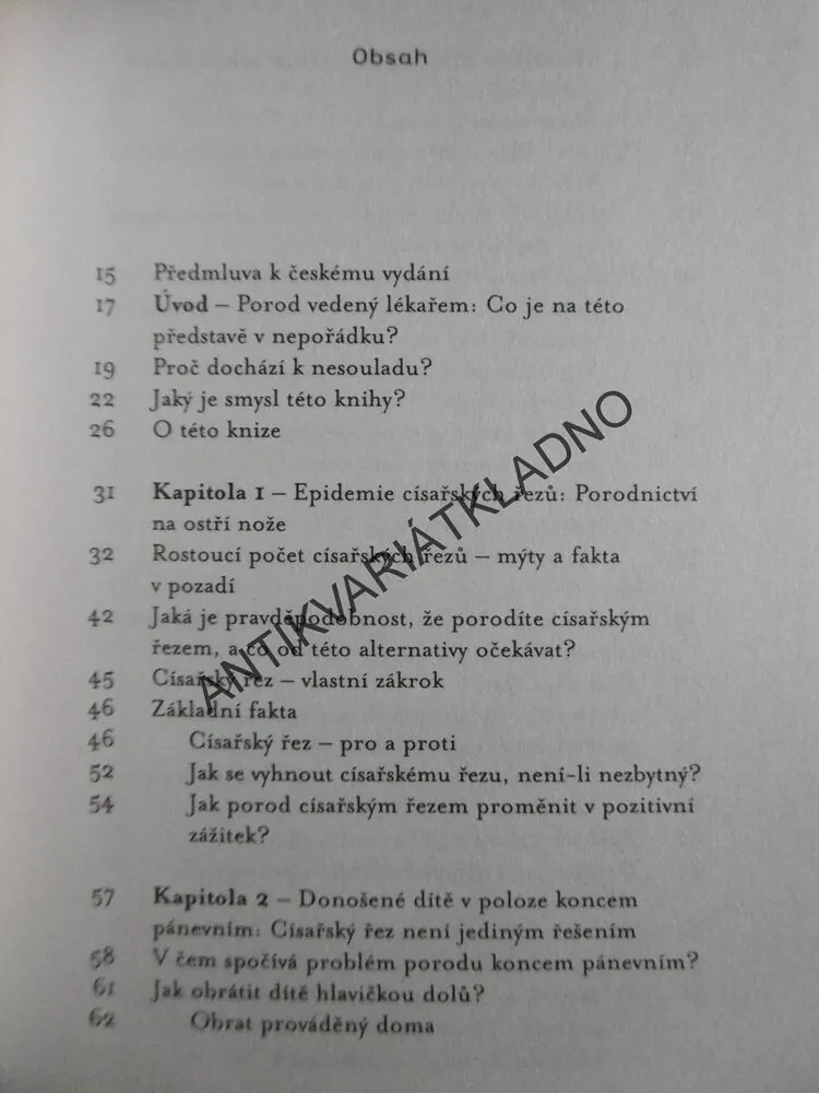 PRŮVODCE PŘEMÝŠLIVÉ ŽENY NA CESTĚ K LEPŠÍMU PORODU, HENCI GOER,, **an