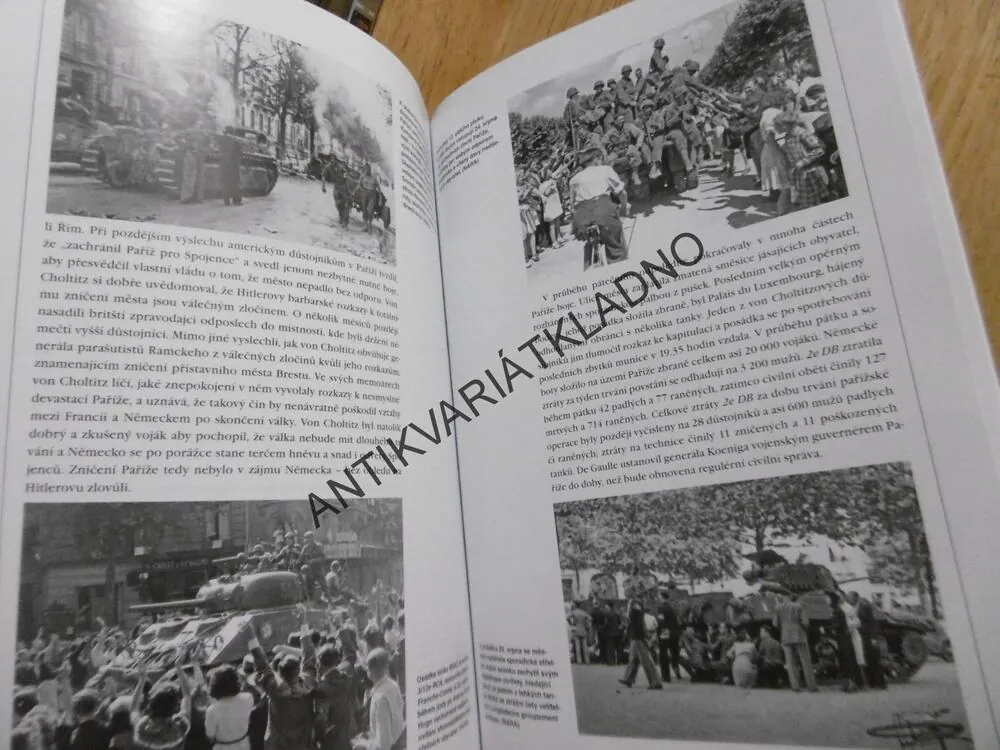 OSVOBOZENÍ PAŘÍŽE 1944, VELKÉ BITVY HISTORIE 52, VÁLKA, **an