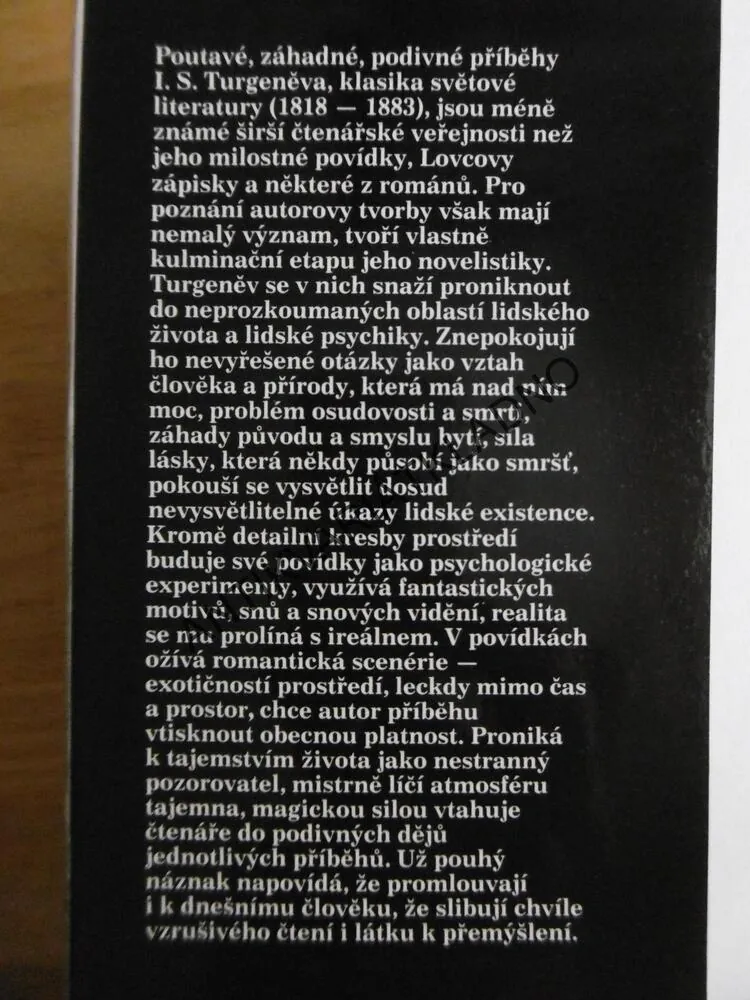 ZÁHADNÉ POVÍDKY, IVAN SERGEJEVIČ TURGENĚV, **an