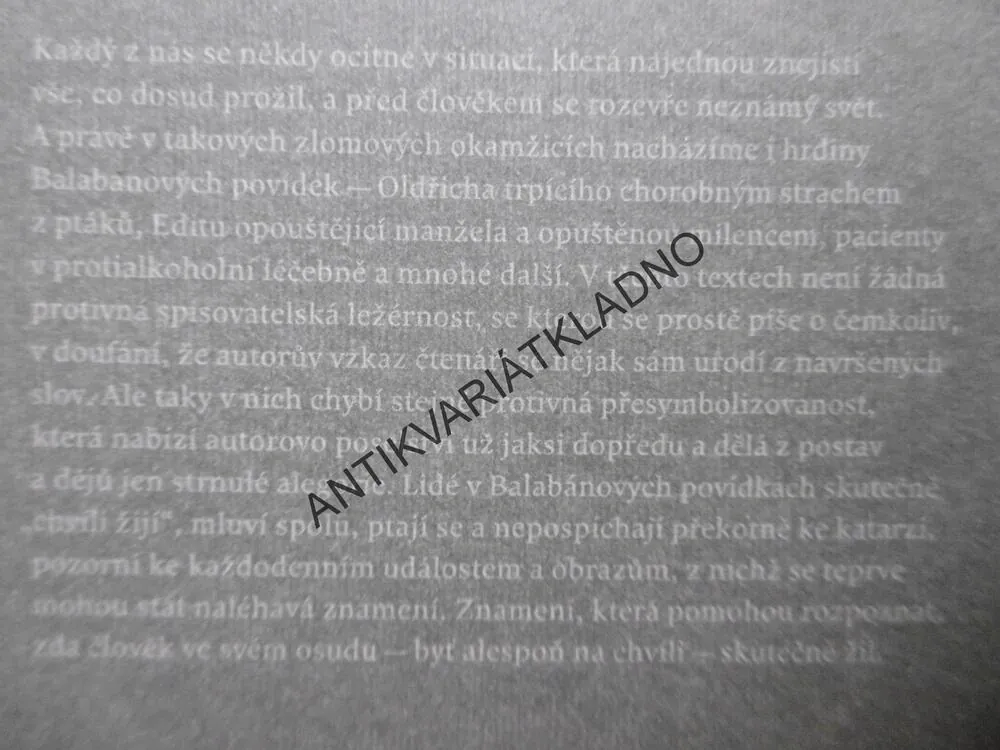 MOŽNÁ ŽE ODCHÁZÍME, JAN BALABÁN, **an