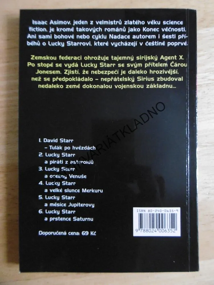 LUCKY STARR A PRSTENCE SATURNU, ISAAC ASIMOV, **an