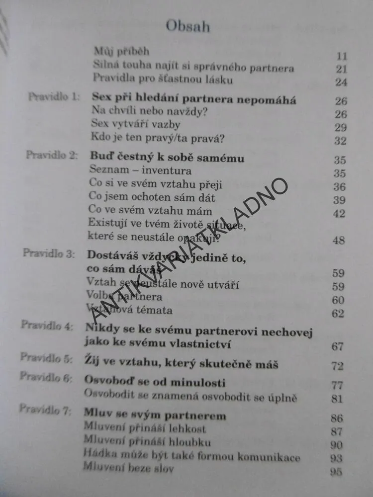PRAVIDLA PRO ŠŤASTNOU LÁSKU, PIERRE FRANCKH, **an