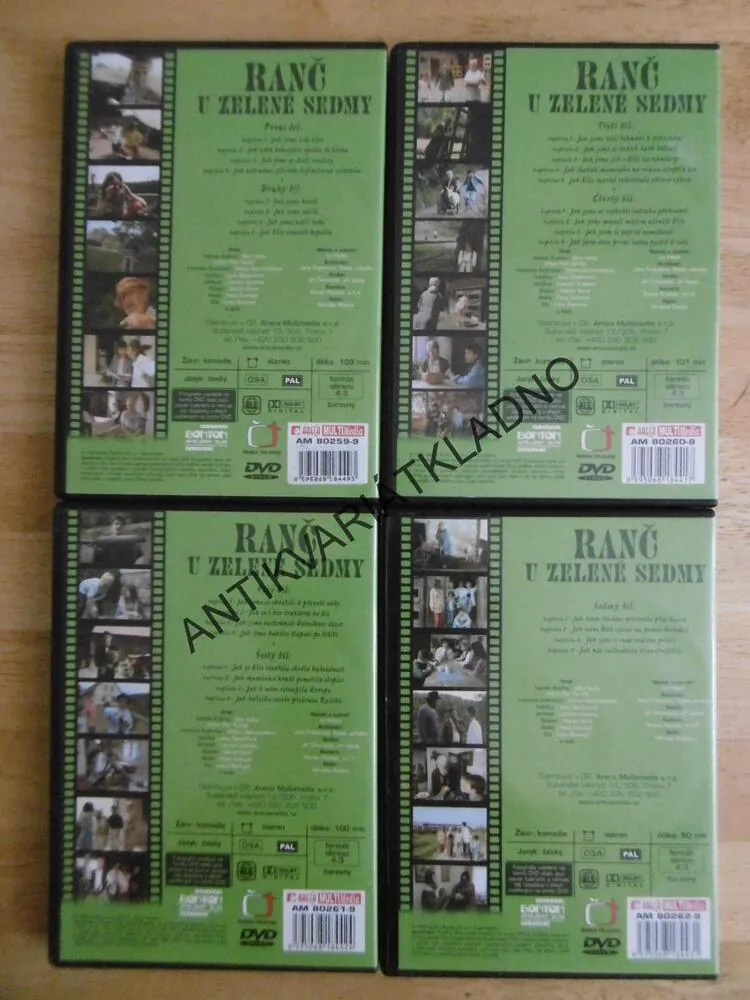 RANČ U ZELENÉ SEDMY 1-7, DVD FILM
