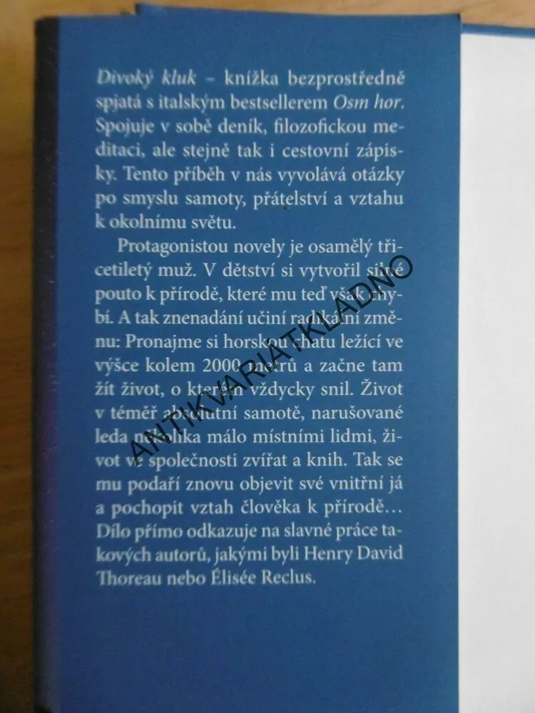 DIVOKÝ KLUK, PAOLO COGNETTI, **an