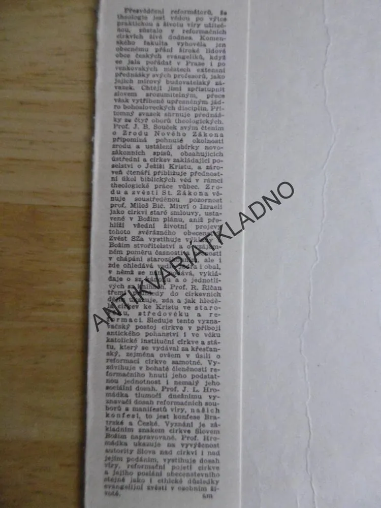 ZÁKLADY UČENÍ KŘESŤANSKÉHO, M.BIČ, **an