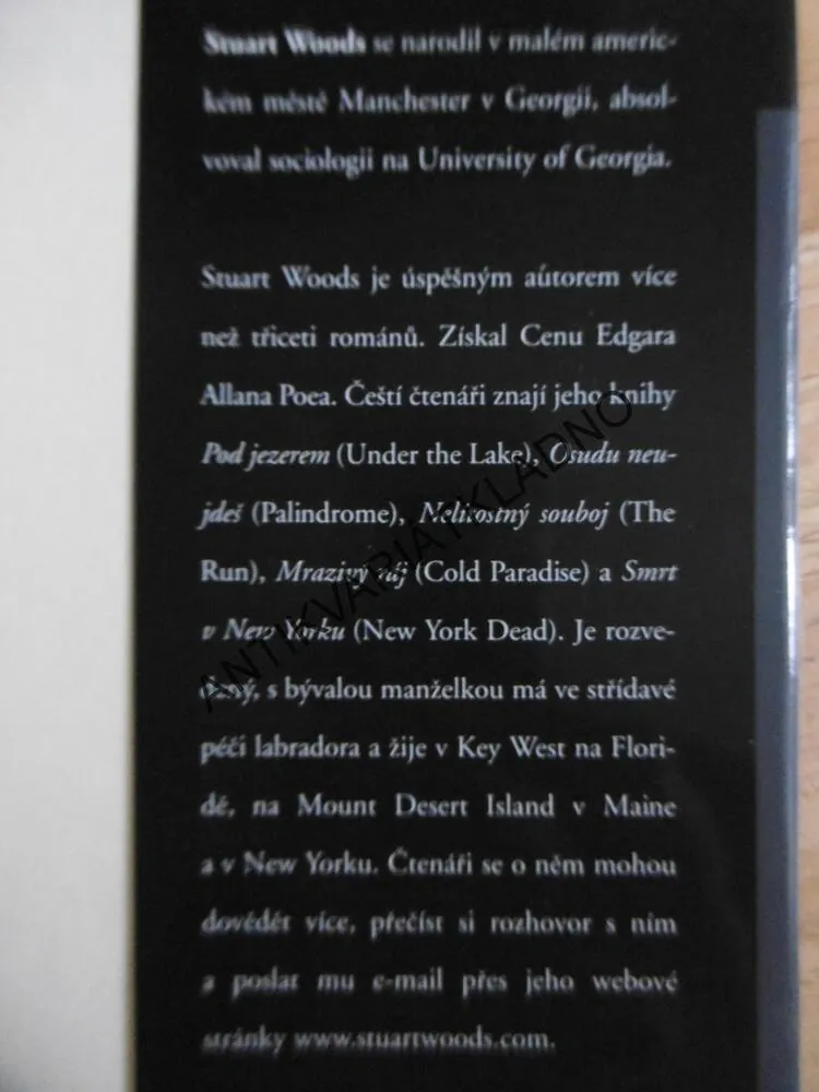 ŠPINAVÁ PRÁCE, STUART WOODS, **an