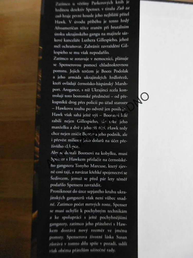 ZUB ZA ZUB, ROBERT B. PARKER, **an