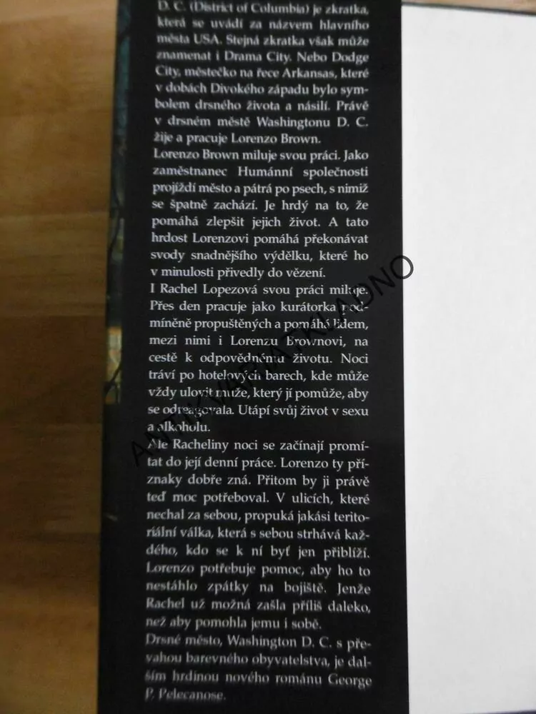 DRSNÉ MĚSTO, GEORGE P. PELECANOS, **an