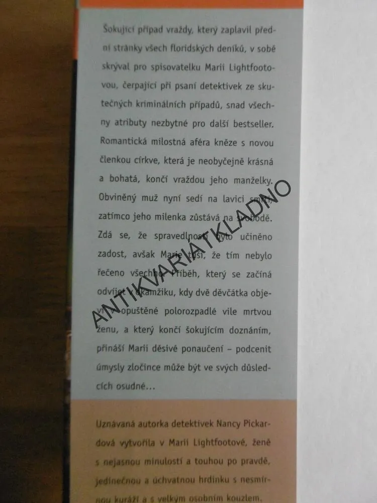 PRSTEN PRAVDY, NANCY PICKARDOVÁ, **an