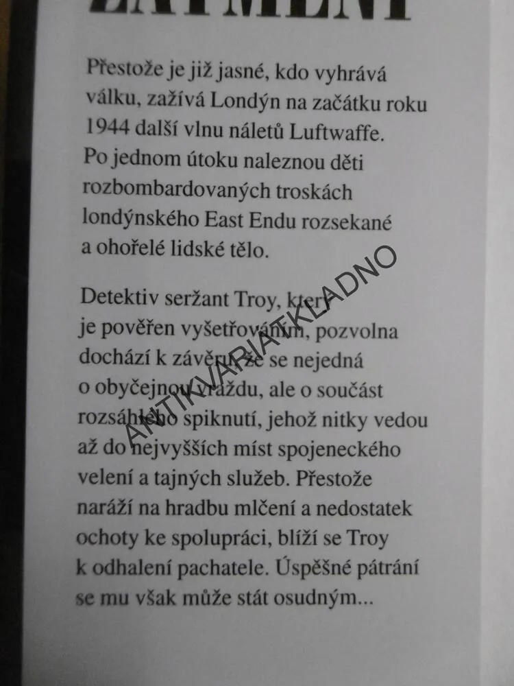 ZATMĚNÍ, JOHN LAWTON, **an