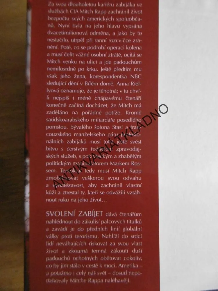 SVOLENÍ ZABÍJET, VINCE FLYNN, **an