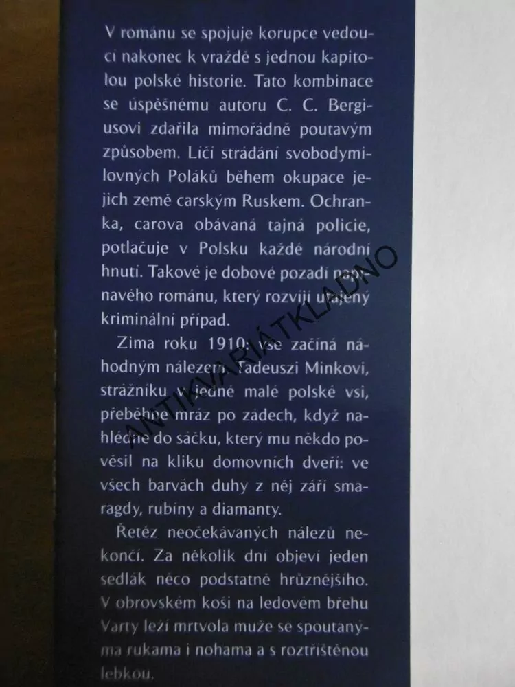 BOŽÍ ŠAKALOVÉ, C. C. BERGUIS, **an