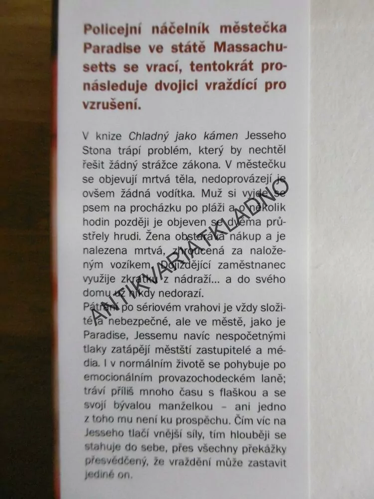 CHLADNÝ JAKO KÁMEN, ROBERT B. PARKER, **an