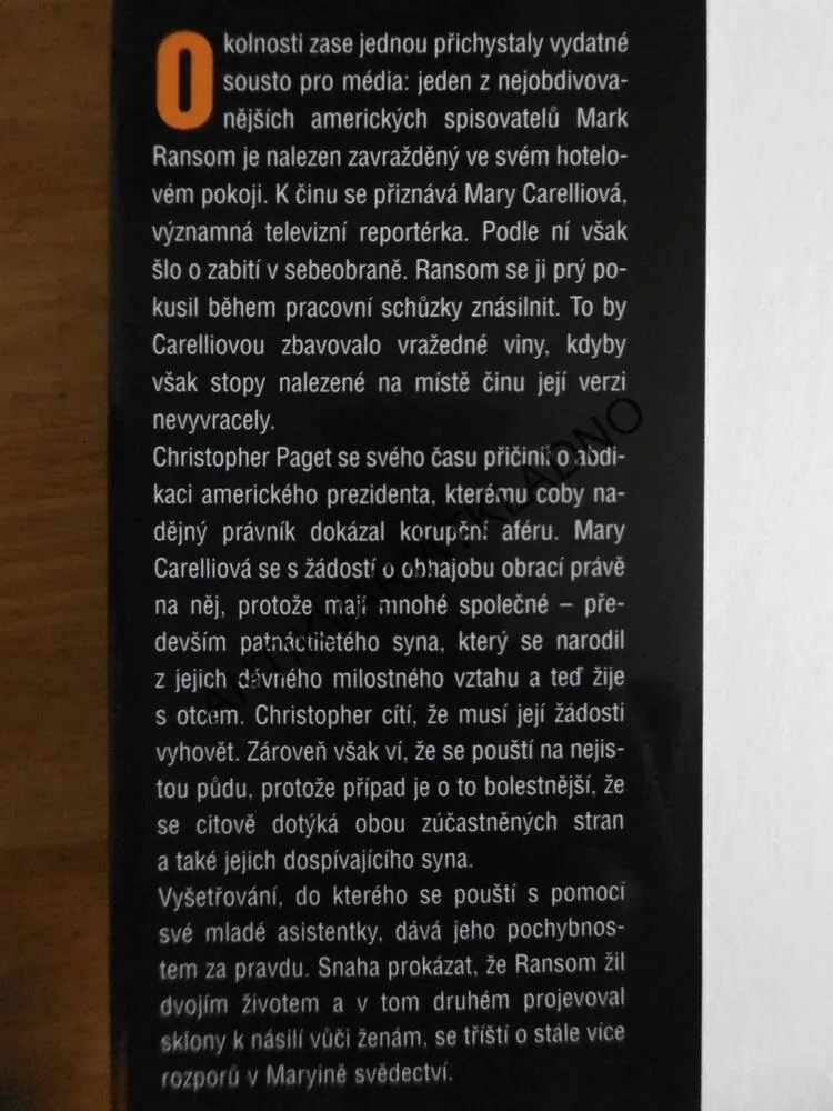 MÍRA VINY, RICHARD NORTH PATTERSON, **an