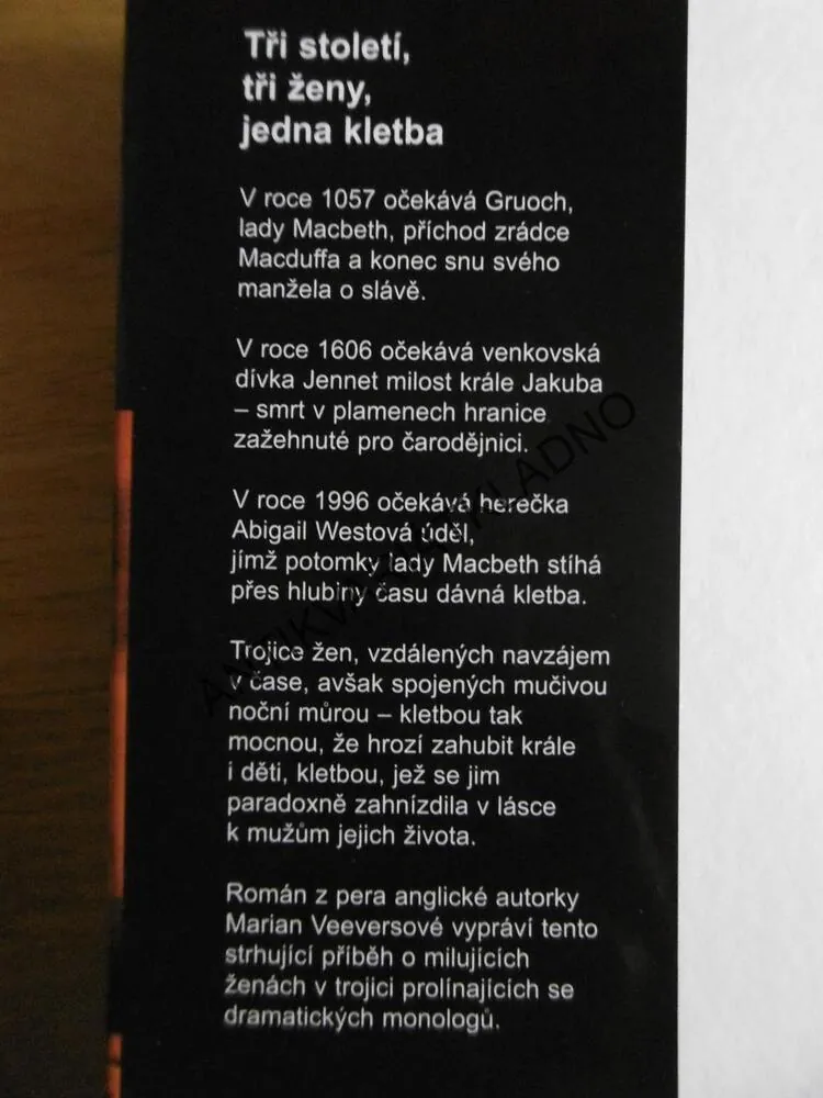 KLETBA LADY MACBETH, MARIAN VEEVERS, **an