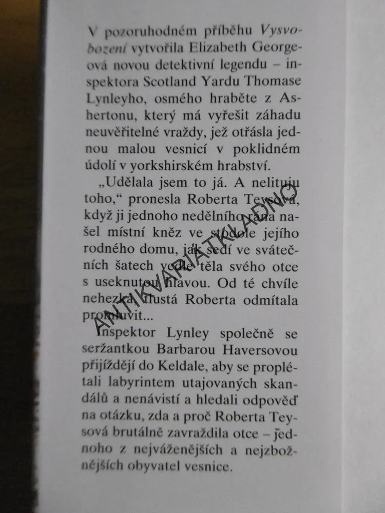 VYSVOBOZENÍ, ELIZABETH GEORGEOVÁ, **an