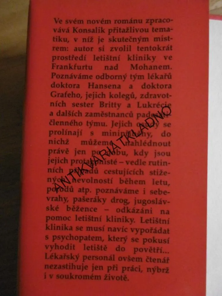 LETIŠTNÍ KLINIKA, HEINZ G. KONSALIK, **an