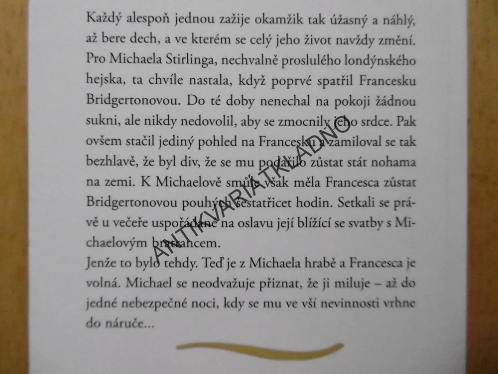 NEČEKANÁ LÁSKA, JULIA QUINNOVÁ, **an
