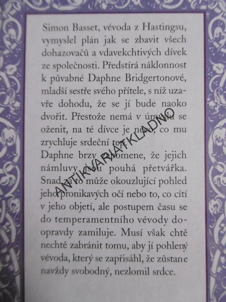 VÉVODA A JÁ, JULIA QUINNOVÁ, **an