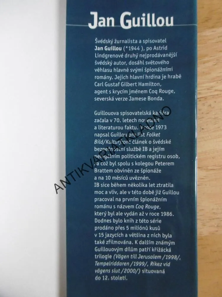 KRYCÍ JMÉNO COQ ROUGE, JAN GUILLOU, **an