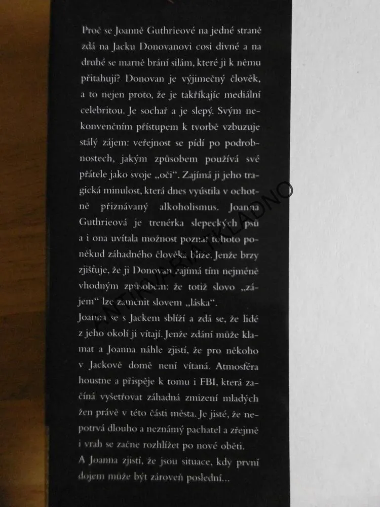 SLEPÝ STRACH, HILARY NORMANOVÁ, **an
