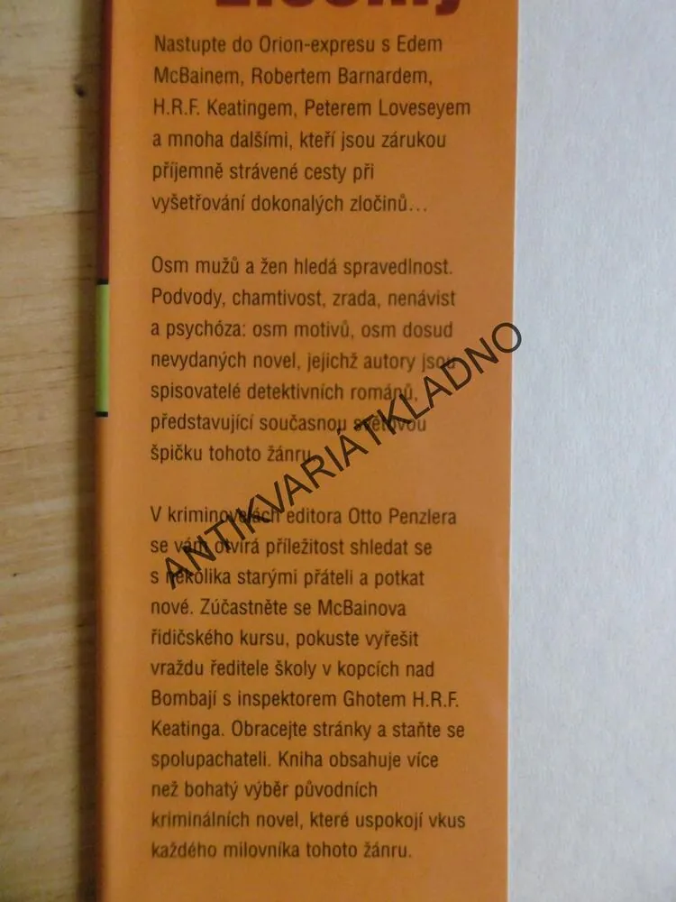 LÁSKA A JINÉ ZLOČINY, OTTO PENZLER, **an