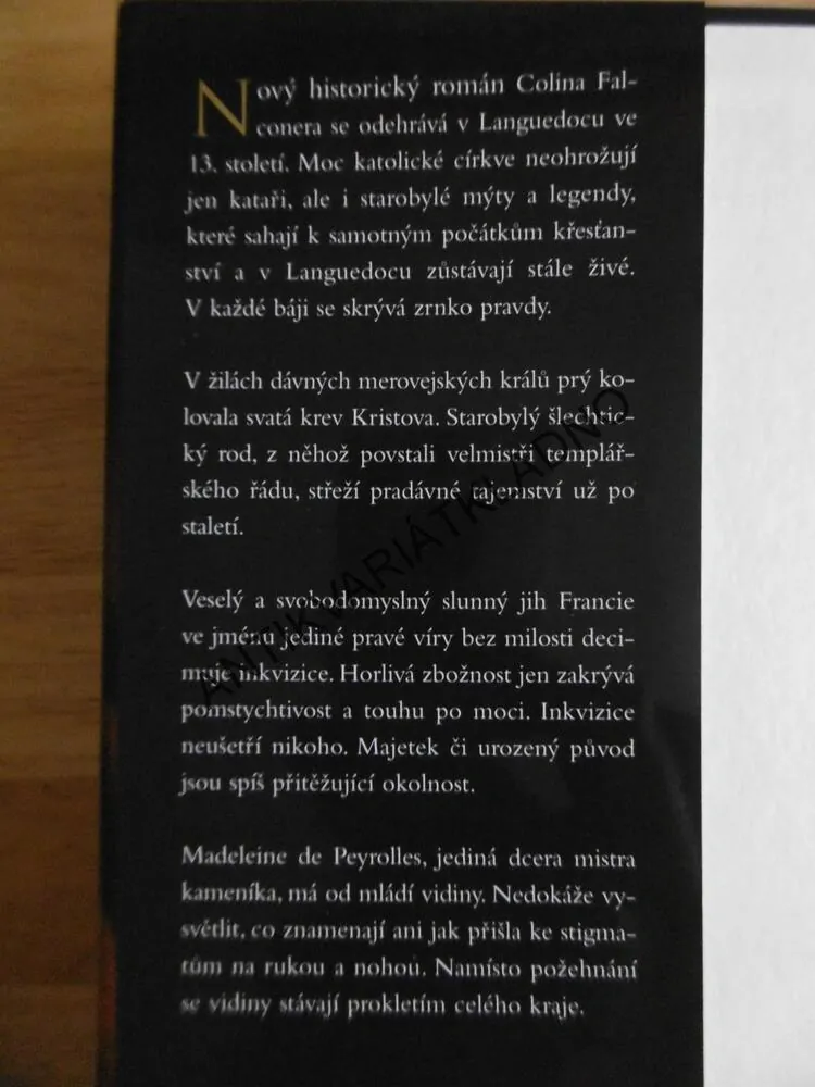 SOUCIT S ĎÁBLEM, COLIN FALCONER, **an