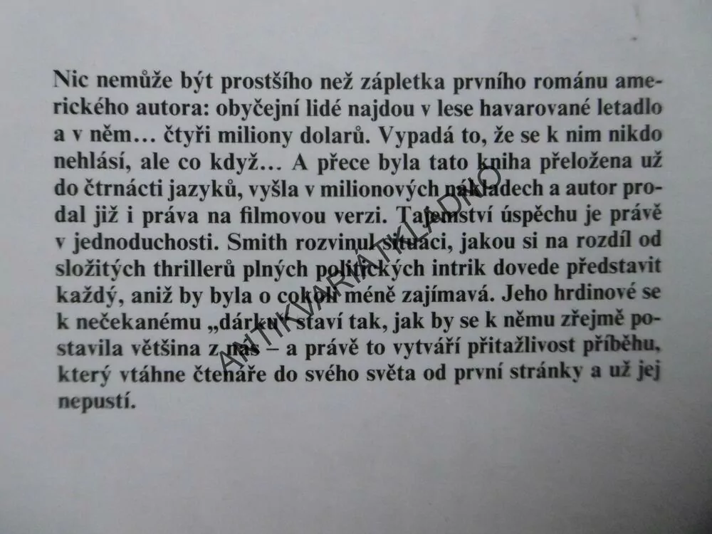 JEDNODUCHÝ PLÁN, SCOTT SMITH, **an