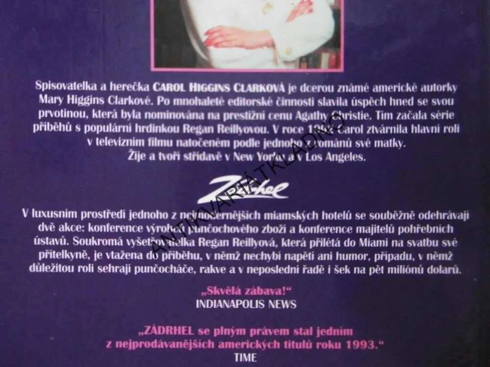 ZÁDRHEL, CAROL HIGGINS CLARK, **an