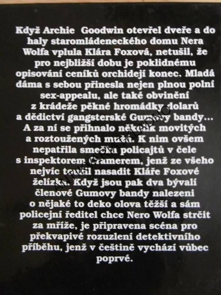 DĚDICTVÍ KLÁRY FOXOVÉ, REX SCOUT, **an