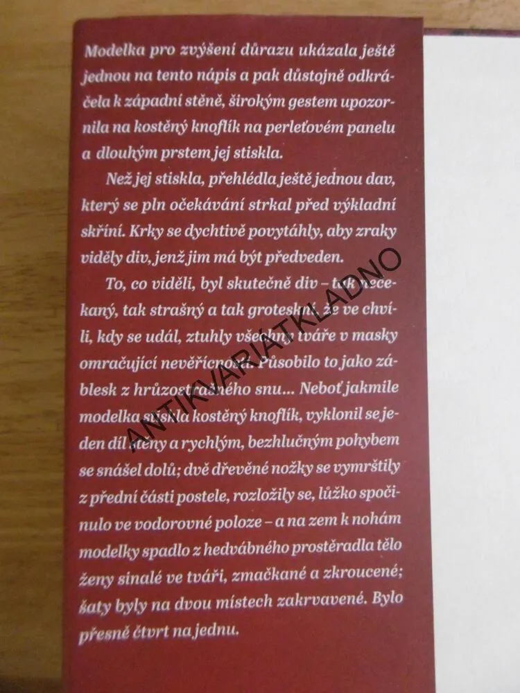 ZLOČIN V OBCHODNÍM DOMĚ, ELLERY QUEEN, **an