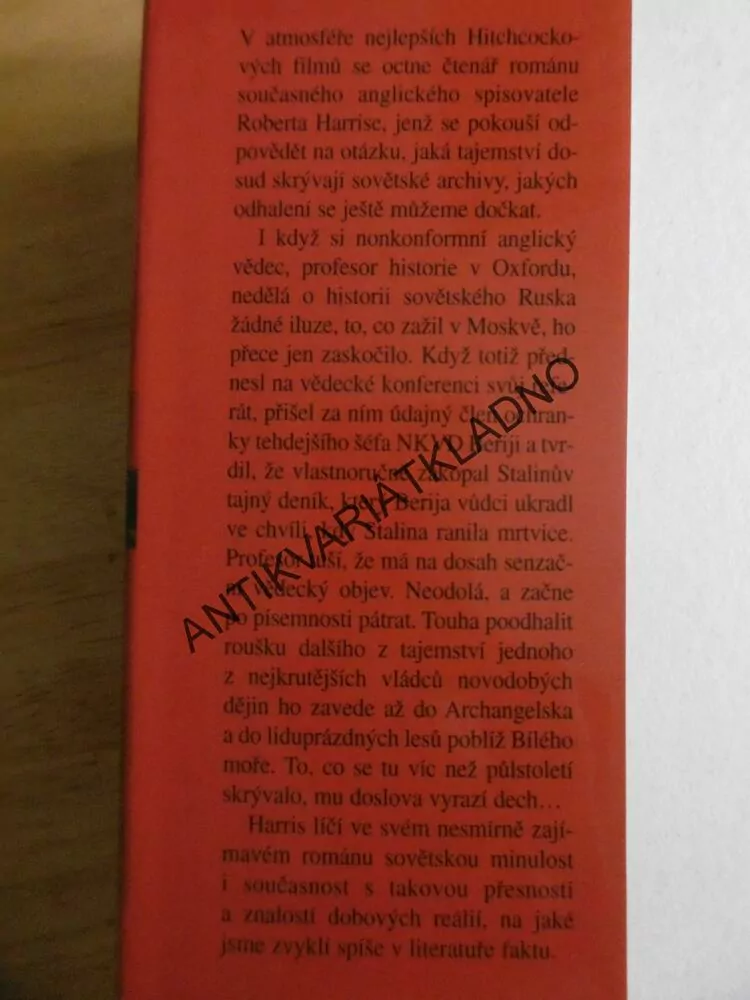 ARCHANGELSK, ROBERT HARRIS, **an