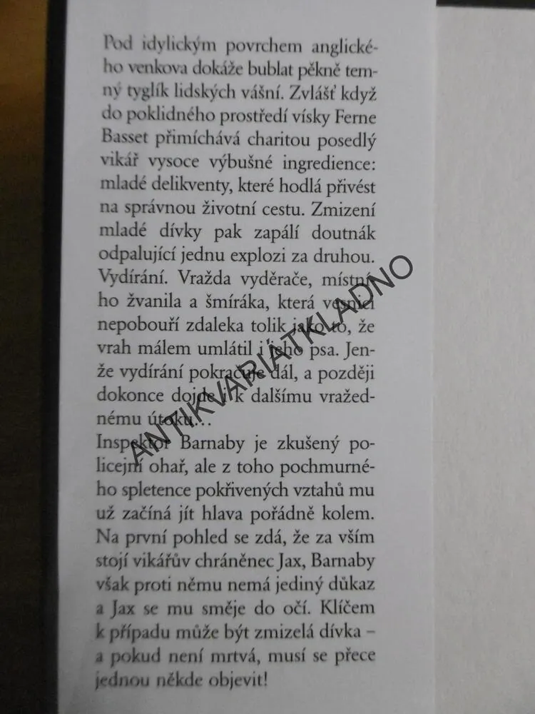 MIDSOMERSKÉ VRAŽDY, BEZPEČNÉ MÍSTO, CAROLINE GRAHAMOVÁ, **an