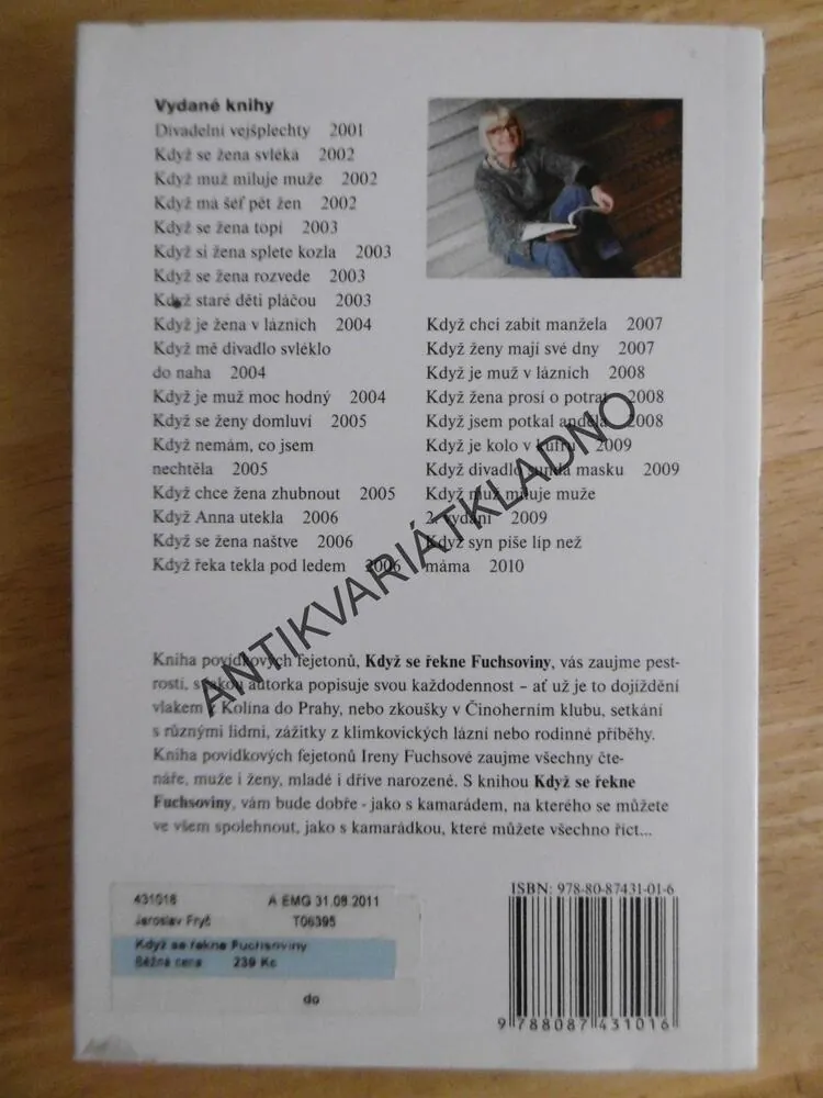 KDYŽ SE ŘEKNE FUCHSOVINY, IRENA FUCHSOVÁ, **an