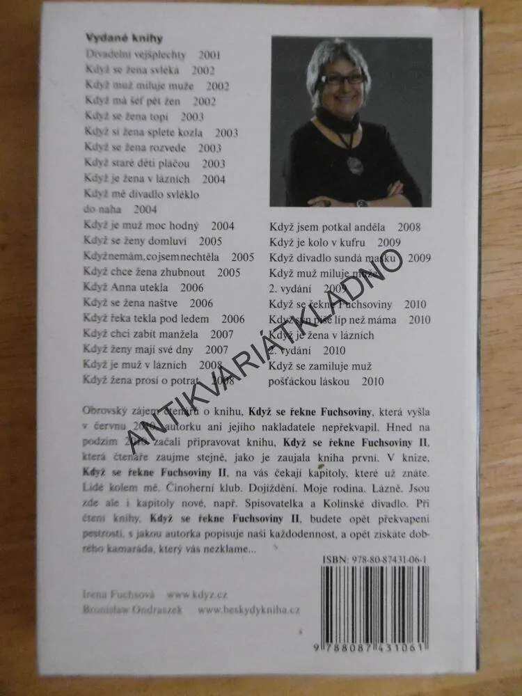 KDYŽ SE ŘEKNE FUCHSOVINY 2, IRENA FUCHSOVÁ, **an