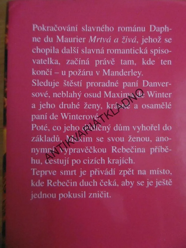 PANÍ DE WINTEROVÁ, SUSAN HILL, **an