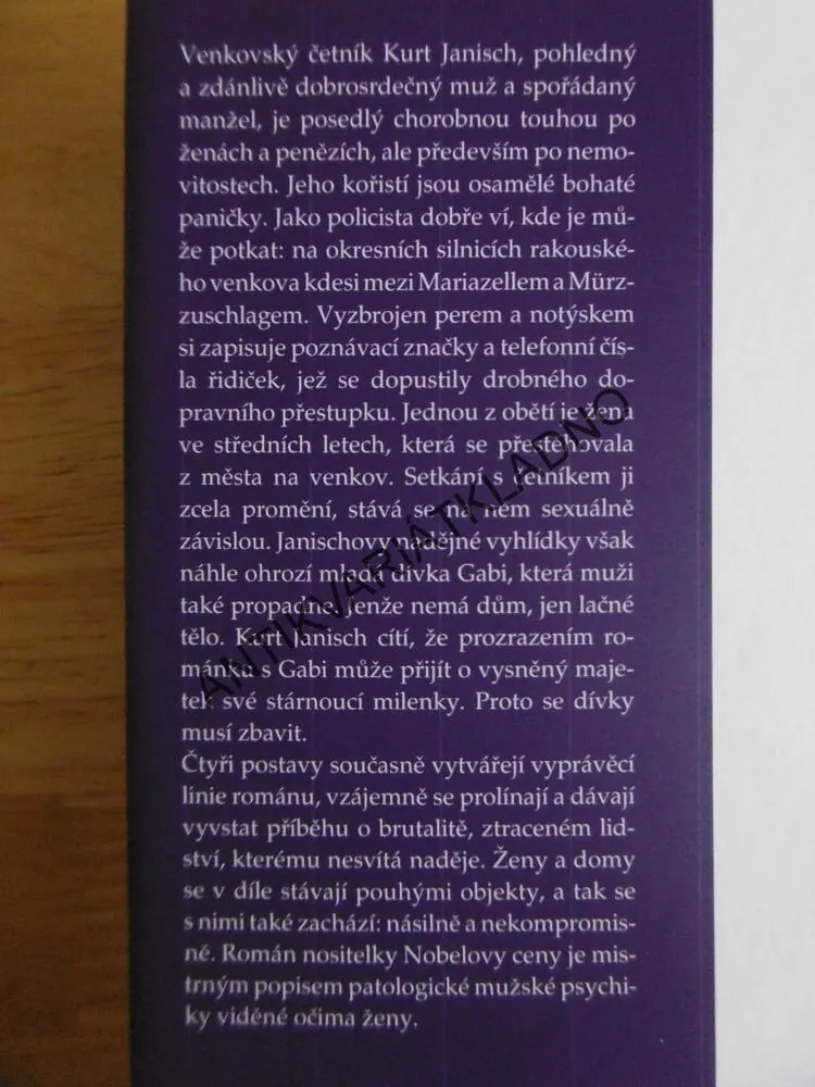 LAČNOST, E.JELINEKOVÁ, **an