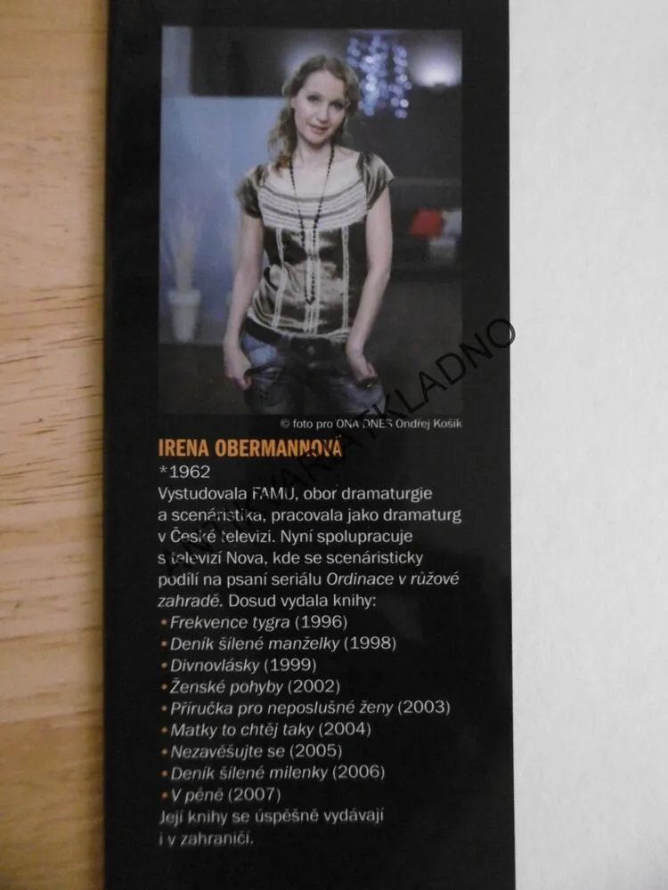 NORMÁLNÍ ZÁZRAKY, IRENA OBERMANNOVÁ, **an