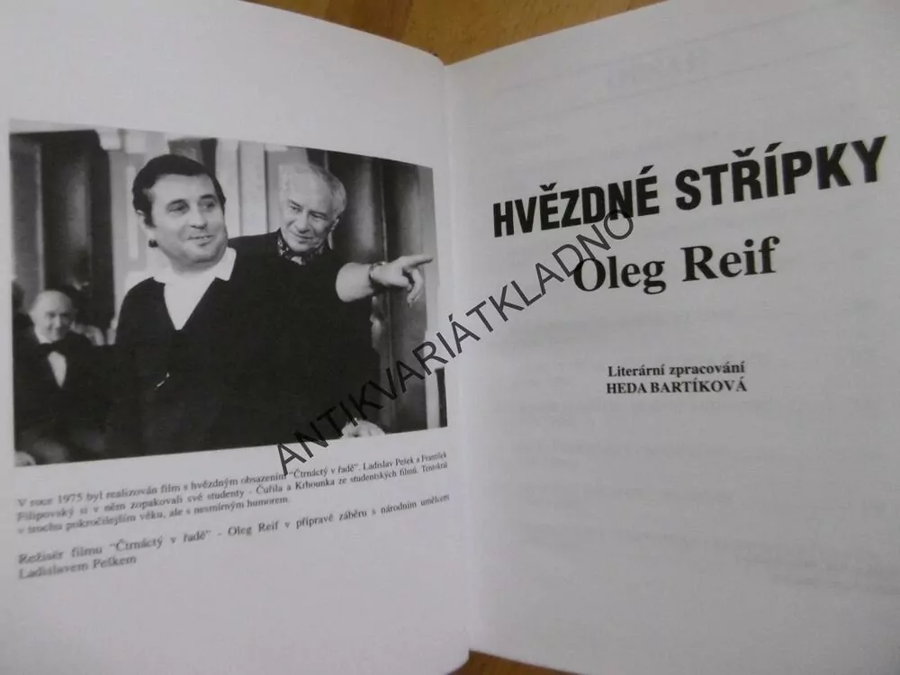 HVĚZDNÉ STŘÍPKY, OLEG REIF, VLASTA BURIAN, JAN WERICH, RUDOLF HRUŠÍNSKÝ, FILM, **an