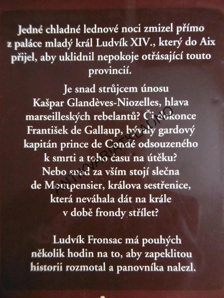LUDVÍK XIV. BYL UNESEN?, JEAN D'AILLON, **an