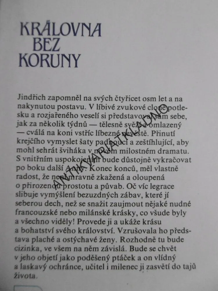 KRÁLOVNA BEZ KORUNY, M.C.BARNES, **an