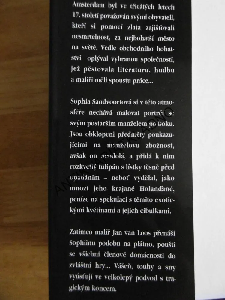 TULIPÁNOVÁ HOREČKA, DEBORAH MOGGACH, **an