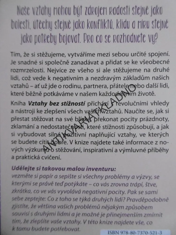 VZTAHY BEZ STÍŽNOSTÍ, WILL BOWEN, **an