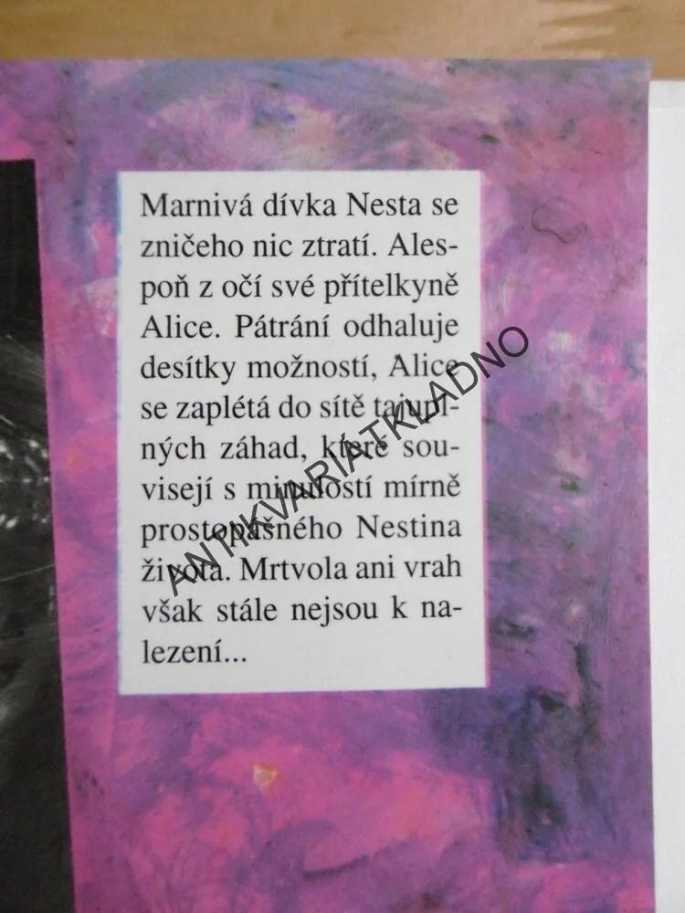 MARNIVOST UMÍRÁ JEN STĚŽÍ, RUTH RENDELLOVÁ, **an