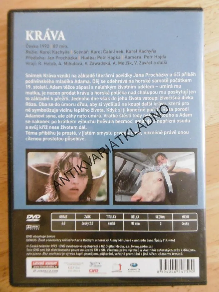 KRÁVA, DVD FILM